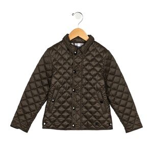 Authentic Burberry Kids Olive Quilted Jacket Kids Size 6
